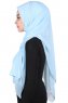 Joline - Lichtblauw Premium Chiffon Hijab