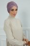 Fiona - Lilac Katoen Turban
