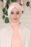 Fiona - Oudroze & Creme Katoen Turban
