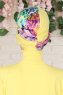 Fiona - Yellow Paint Katoen Turban