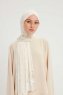 Fadime - Pearl White Gevormd Hijab