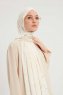 Fadime - Pearl White Gevormd Hijab