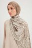 Fadime - Lichtbruin Gevormd Hijab