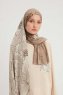 Fadime - Lichtbruin Gevormd Hijab