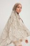 Fadime - Lichtbruin Gevormd Hijab