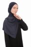 Farah - Marineblauw Jersey Hijab