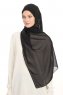 Chiffon Hijab - Zwart