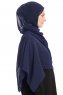 Chiffon Hijab - Marineblauw