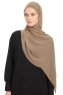 Chiffon Hijab - Donker Taupe