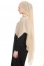 Chiffon Hijab - Licht Taupe