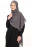 Chiffon Hijab - Donker Grijs