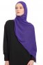 Chiffon Hijab - Purper