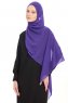 Chiffon Hijab - Purper