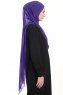 Chiffon Hijab - Purper