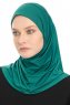 Yazmin - Donkergroen Amira Hijab Ready To Wear