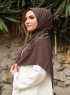 Alida - Bruin Katoenen Hijab - Mirach