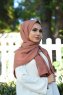 Alida - Dark Rose Katoenen Hijab - Mirach