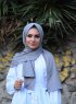 Alida - Grijs Katoenen Hijab - Mirach