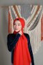 Alida - Rood Katoenen Hijab - Mirach