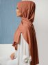 Alida - Terracotta Katoenen Hijab - Mirach