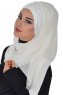 Alva - Creme Praktisch Hijab & Onderkapje