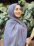 Alvina - Smoked Crêpe Hijab - Mirach
