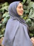 Alvina - Smoked Crêpe Hijab - Mirach