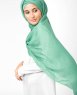 Aqua Green Mintgrön Viskos Hijab 5HA65b