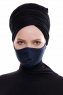 Asli - Marineblauw Sport Gezichtsmasker / Gezichtsbedekking