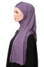 Asya - Purper Praktisch Viscose Hijab