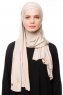 Asya - Licht Taupe Praktisch Viscose Hijab