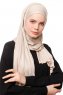 Asya - Licht Taupe Praktisch Viscose Hijab