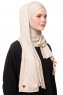 Asya - Licht Taupe Praktisch Viscose Hijab