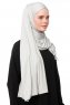 Asya - Lichtgrijs Praktisch Viscose Hijab