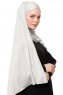 Asya - Lichtgrijs Praktisch Viscose Hijab