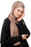 Asya - Donker Taupe Praktisch Viscose Hijab