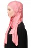 Asya - Donker Roze Praktisch Viscose Hijab