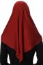 Ava - Bordeaux Al Amira One-Piece Hijab - Ecardin