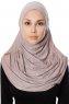 Ava - Steen Grijs Al Amira One-Piece Hijab - Ecardin