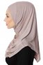 Ava - Steen Grijs Al Amira One-Piece Hijab - Ecardin