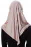 Ava - Steen Grijs Al Amira One-Piece Hijab - Ecardin