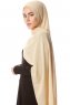 Ayla - Beige Chiffon Hijab