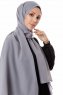 Ayla - Grijs Chiffon Hijab
