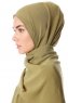 Ayla - Olijfgroen Chiffon Hijab