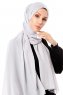 Ayla - Zilver Chiffon Hijab