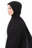 Aylin - Zwart Medine Silk Hijab - Gülsoy