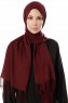 Aysel - Donker Bordeaux Pashmina Hijab - Gülsoy