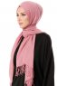 Aysel - Donker Roze Pashmina Hijab - Gülsoy