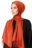 Aysel - Pale Red Pashmina Hijab - Gülsoy