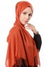 Aysel - Pale Red Pashmina Hijab - Gülsoy